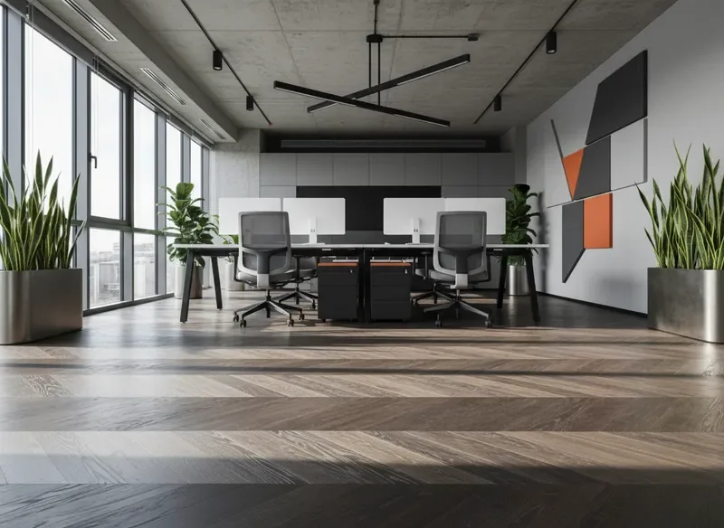 התקנת פרקט במשרדי היי-טק מודרניים בתל אביב